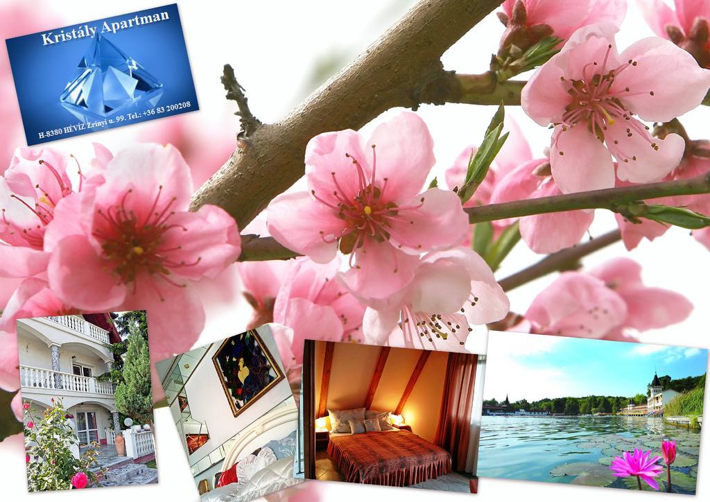 Bed and Breakfast Kristaly Apartman Хевіз Екстер'єр фото